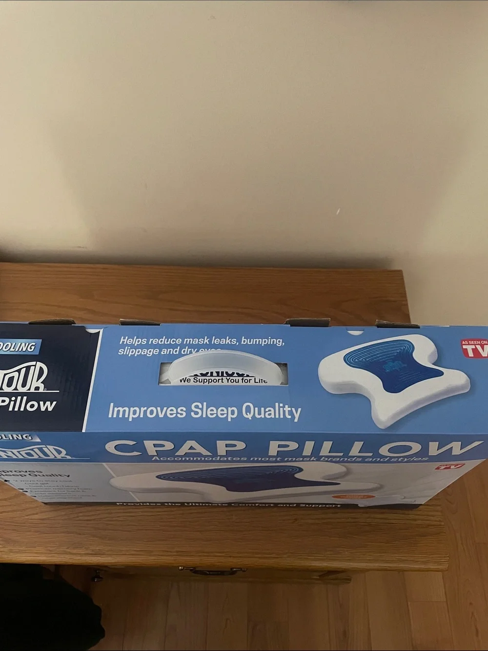 Contour Cooling CPAP Memory Foam Pillow